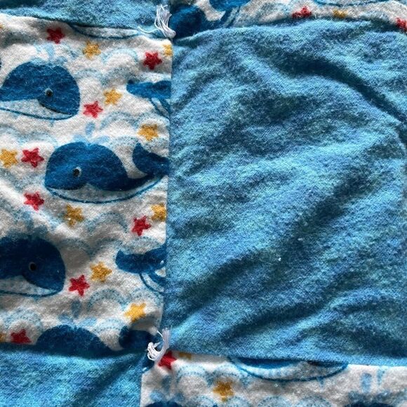 Handmade Baby Quilt - Whale - Picture 6 of 6